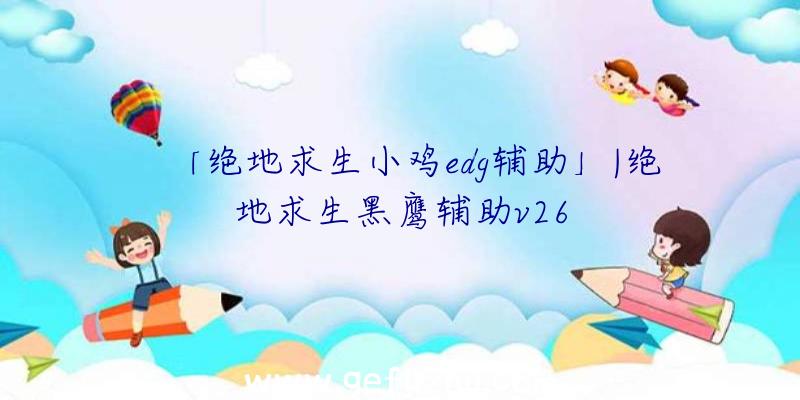 「绝地求生小鸡edg辅助」|绝地求生黑鹰辅助v26